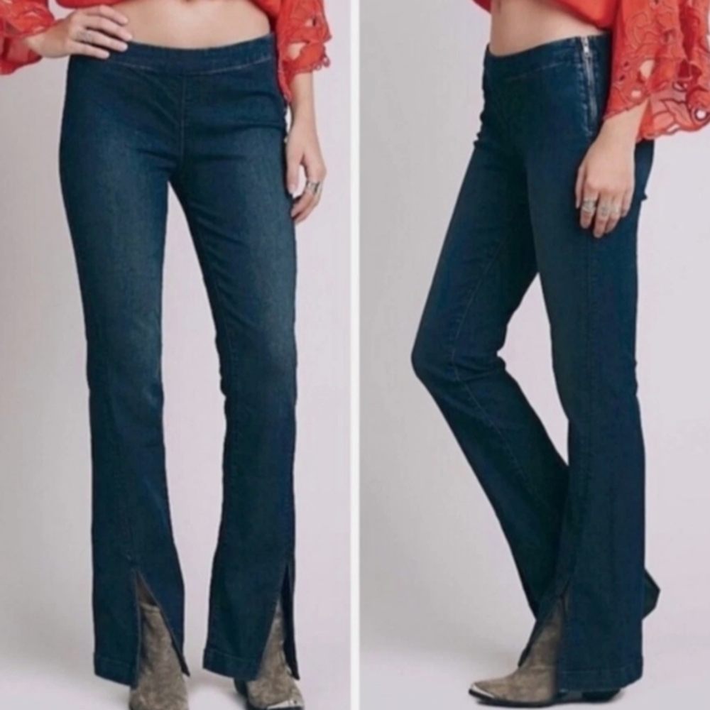 Free People Indigo Straight Leg Jeans NWT
